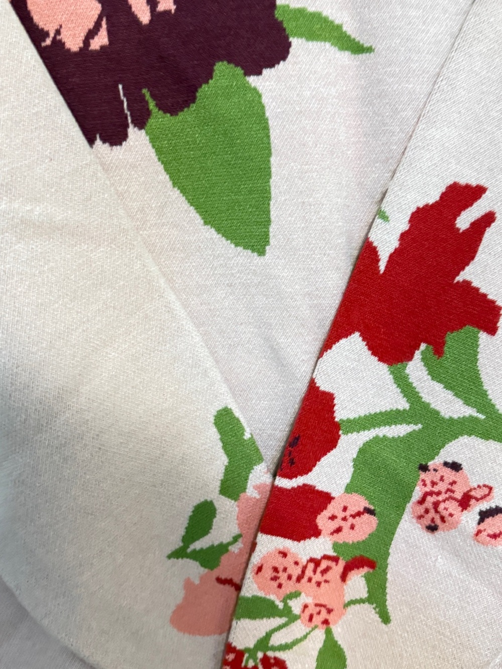 Maeve Pink Floral Turtleneck Sweater - Picture 3 of 4